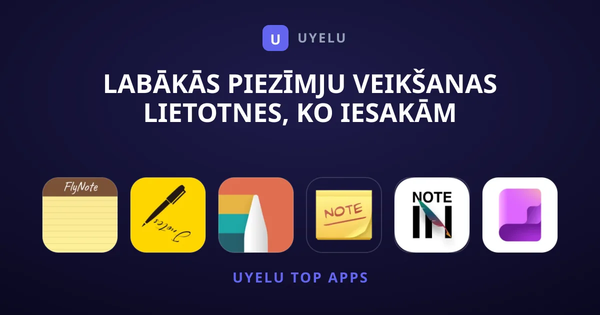 Labākās Piezīmju Veikšanas Lietotnes, Ko Iesakām Šobrīd